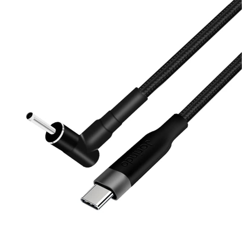 E56B Notebook Charging with USB C to 4.0x1.7mm, 20V 5A Rapid Charging Braided Cable for 14 Notebook