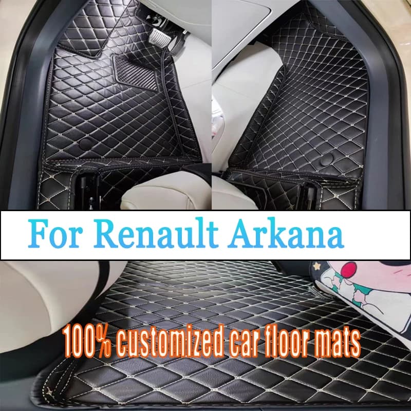 Tappetini per auto automobilistici personalizzati per Renault Arkana 2019 2020 2021 2022 Tappetini per auto Copertura completa