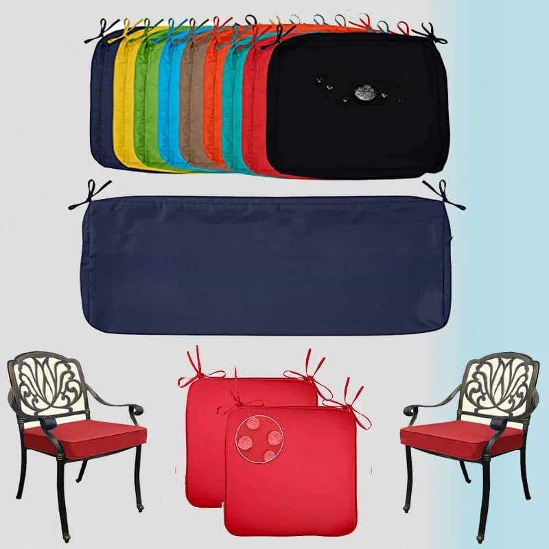 Waterproof Cover for Garden and Courtyard Sofa, Seat replacement for Rattan Chair, Anti-slip Cover with Laces for Panca
