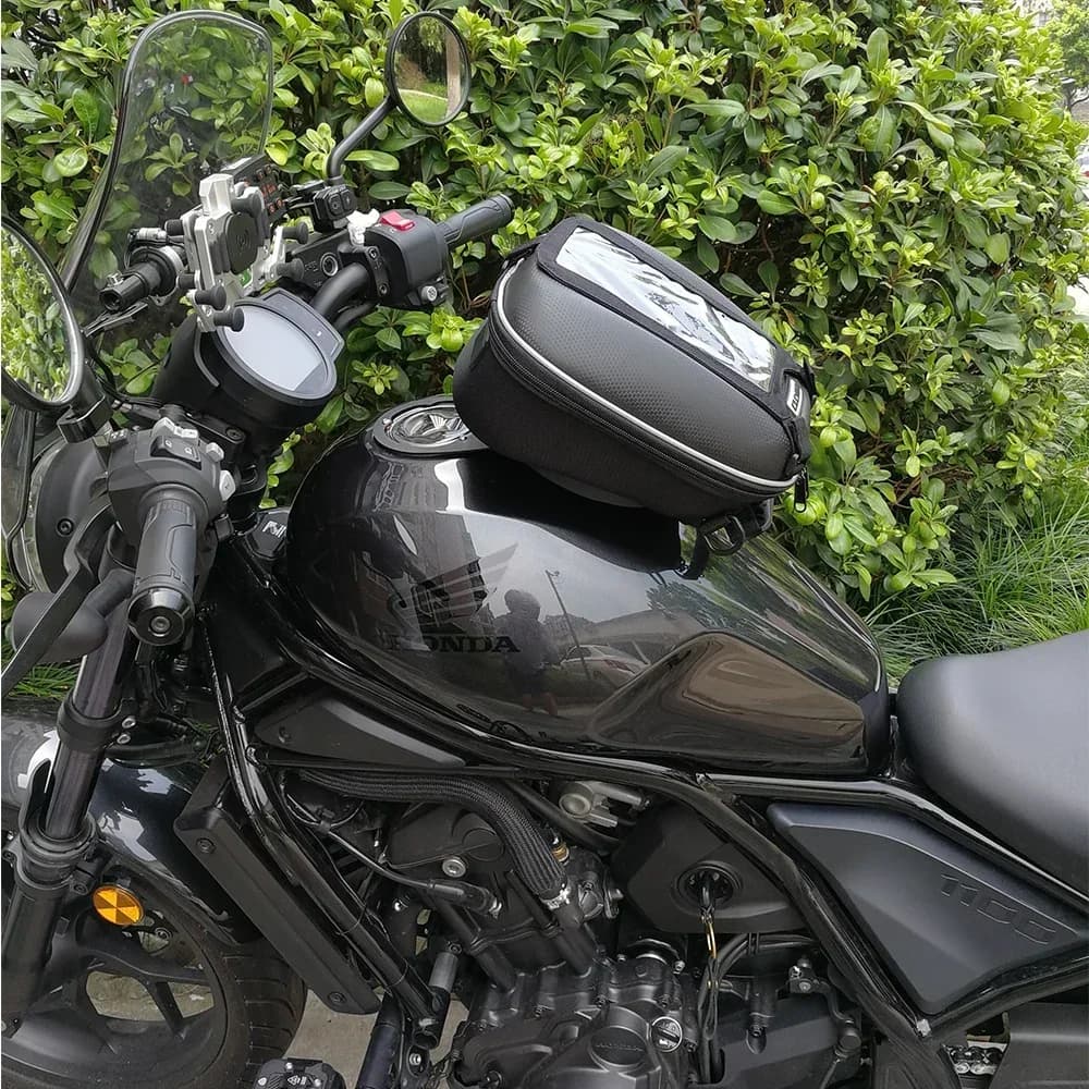 Borsa da Serbatoio per Moto Honda CMX1100T Rebel 1100T 1100A 1100D DCT / ABS 2024, Borse da Viaggio con Chiusura Rapida