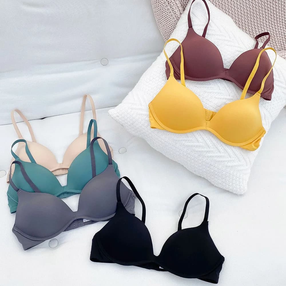 Bralette da donna senza fili Unbound Girls Gather Lingerie Sexy reggiseni Push Up intimo femminile BH top taglia AAA AA A B Cup