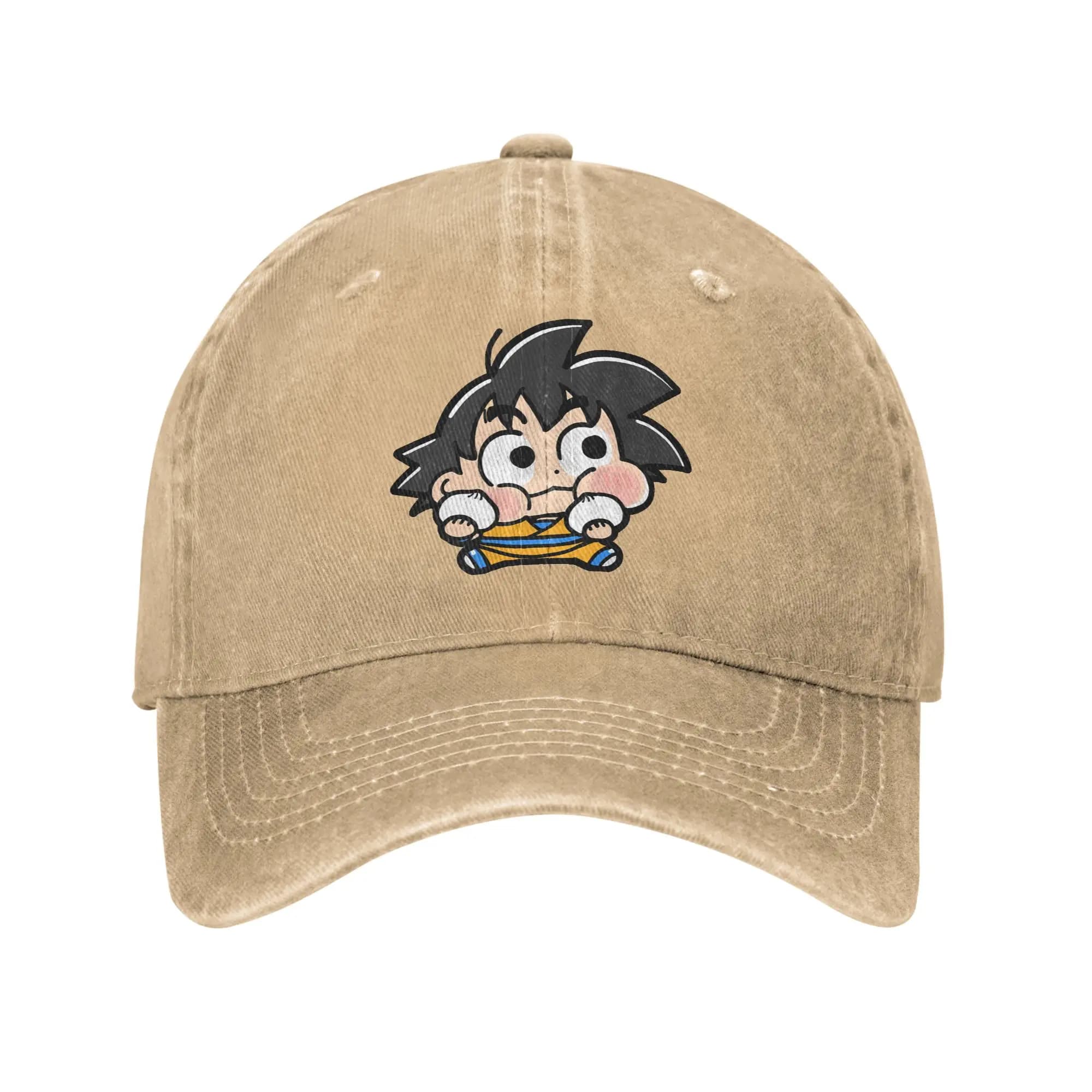 Dragon Ball Anime Song Goku Sun Baseball Cap Women Men Design Hip Hop Hats Summer Fashion Tennis Skate Sun-Proof Snapback Cap