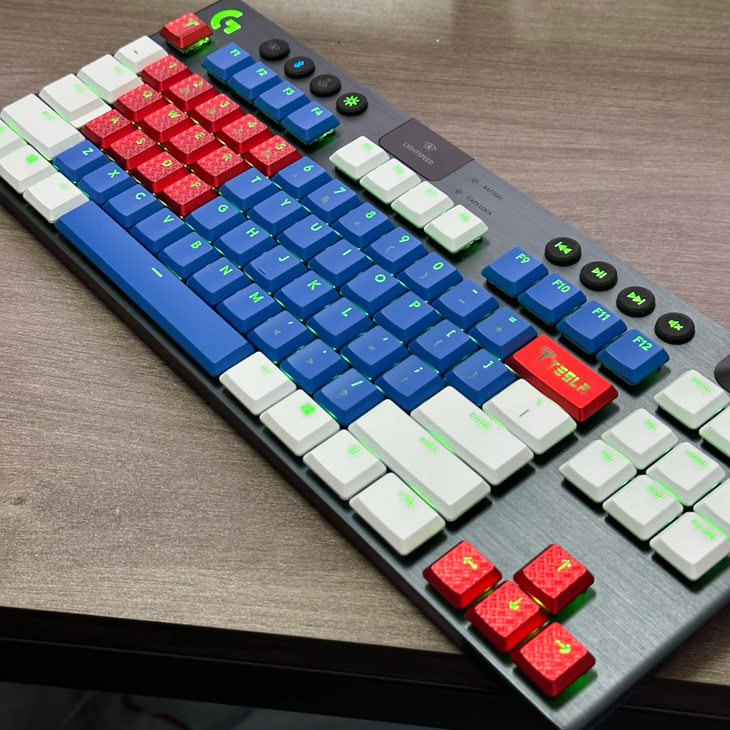 110 tasti completi, copritasti sostitutivi brillanti, nuovo copritasto tastiera personalizzato G913 G915TKL originale per tastiera meccanica