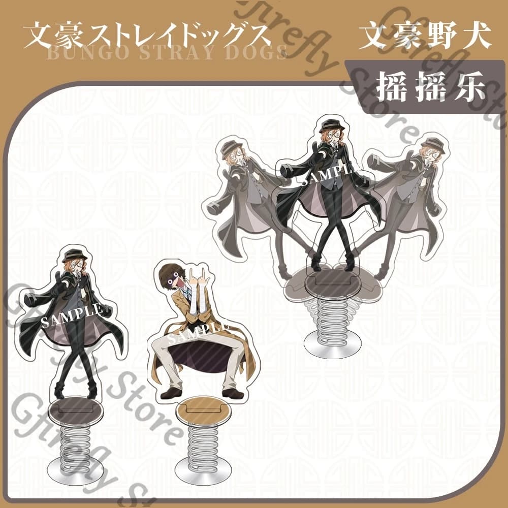 Bungo Stray Dogs Anime Dazai Osamu Desktop Ambito Decorazione Q Versione Mini YoYo Nakahara Chuya Primavera Tabellone Indicativo Regalo