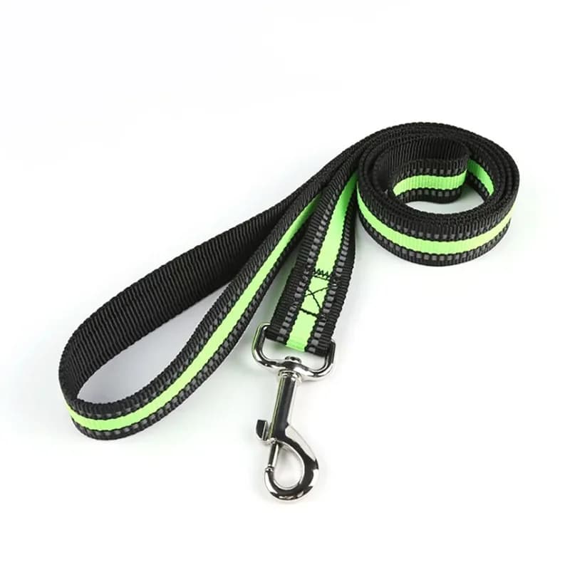 Durevole Nylon riflettente 1.2M guinzaglio per cani da compagnia guinzaglio per addestramento a piedi gatti cani imbracatura collare guinzagli cinghia corda per cintura