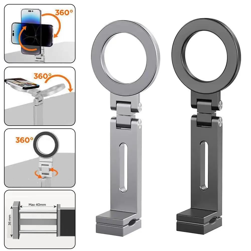 Per supporto per telefono aereo Elementi essenziali da viaggio Supporto per telefono aereo a mani libere Supporto per iPhone 16 15 14 Pro Max Custodia magnetica