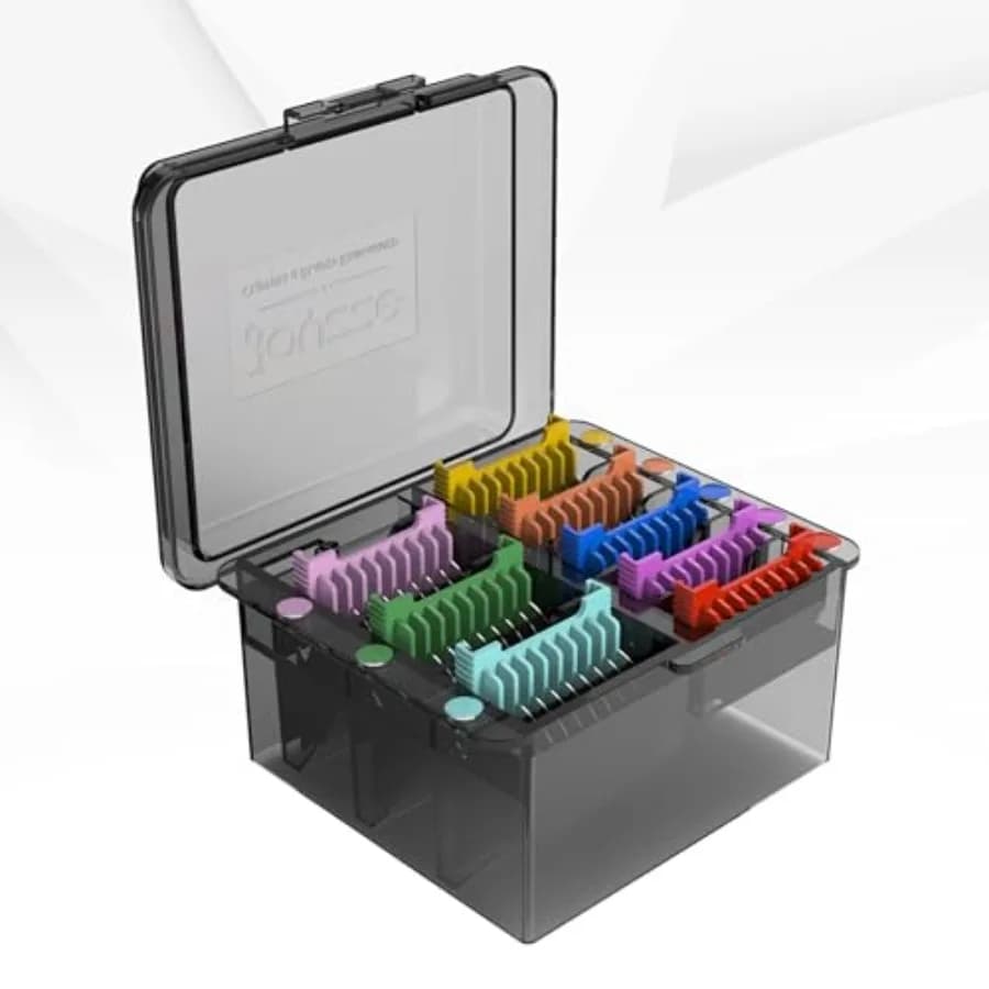 Set Pettine Tosatore per Animali Domestici con Accessori in Acciaio Inossidabile per Lame Staccabili 5-in-1 e Pettini Guida per la Toelettatura di Cani e Gatti (Non compatibile con A5S)
