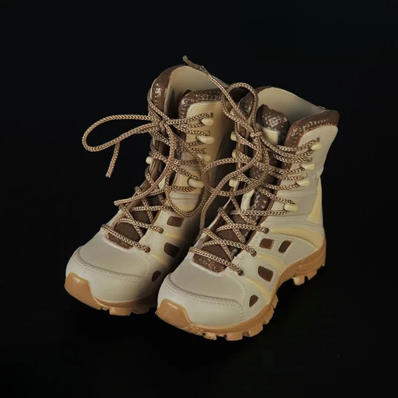 Scala 1/6 ACG-34 Soldato maschile Stivali da combattimento Scarponi da trekking Tendenza moderna Lacci con cravatta cava per corpo Action Figure da 12 pollici