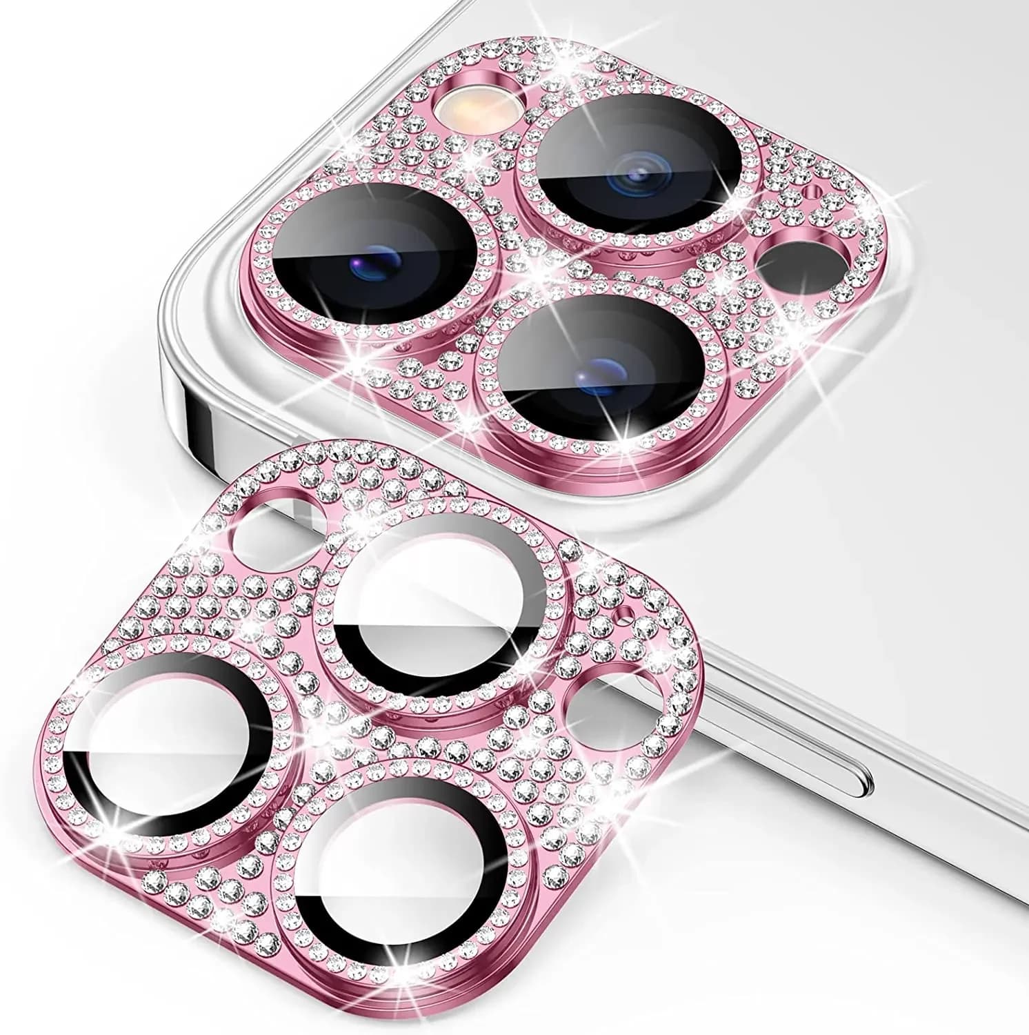 Diamond Camera Lens Protector For IPhone 16 13 12 11 Pro Max Mini Metal Lens Protection For IPhone 15 14 Pro Max 16 Plus Glasses