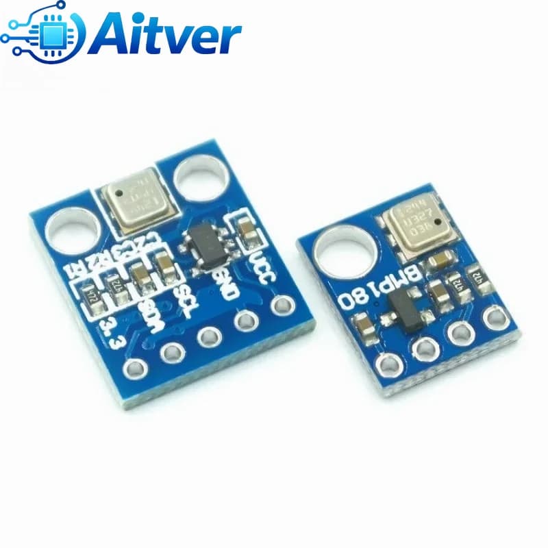 GY‐68 BMP180 Sensore barometrico di pressione e temperatura ad alta precisione Modulo digitale I2C compatibile con BMP085,Arduino,ESP32