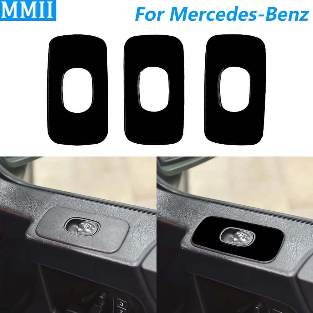 Per Mercedes-Benz Classe G W463 G55 G500 2004-2012 Piano Nero Porta Finestra Interruttore Pannello di Controllo Della Copertura Accessori Auto adesivo