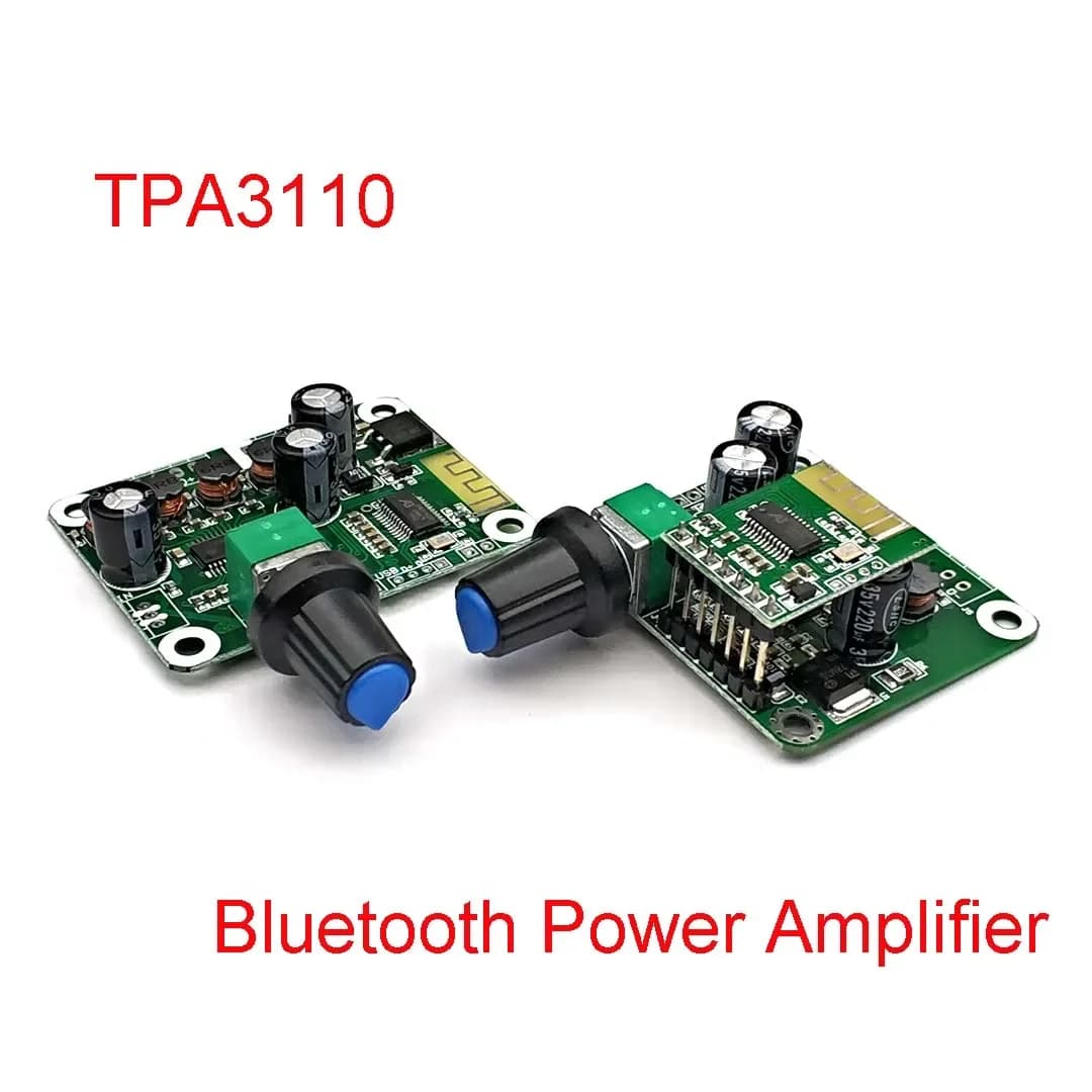 TPA3110 PBTL Digital Power Amplifier Card 5.0 8-26V 30W + 30W Stereo Class D Bluetooth Power for USB Portable Speaker Car 2x15W
