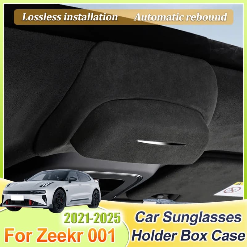 Custodia per occhiali da sole per auto Custodia per occhiali da sole Clip Organizer Modifica interna per auto Installazione semplice per Zeekr 001 2021-2025