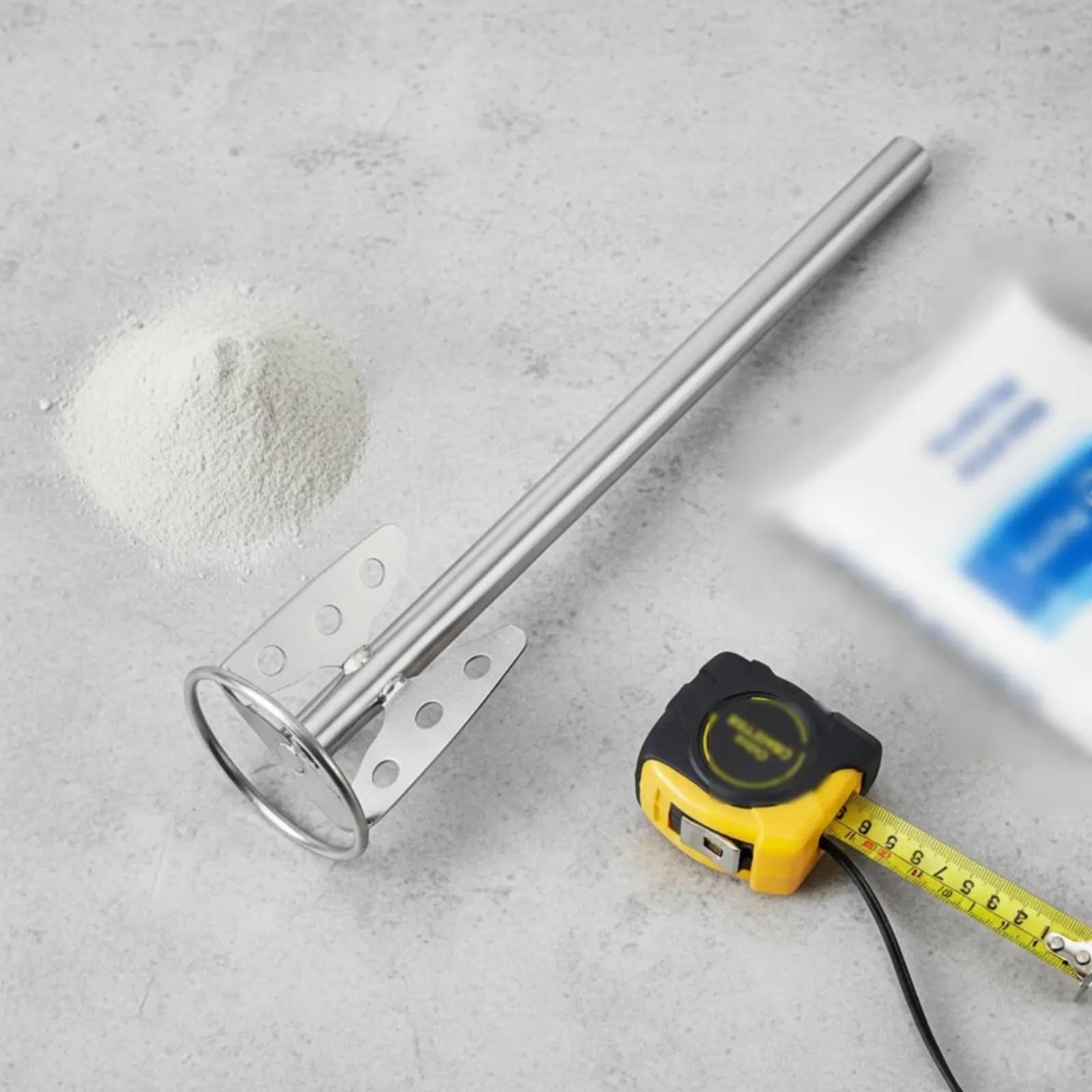 Frusta per Miscelare Stucco Rinforzata, Accessorio Agitatore per Cemento Fuso, Miscelatore per Vernici e Fango, Accessorio Robusto per Trapano
