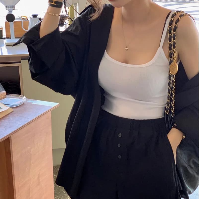 2026 Woman Sets Lapel Long Sleeve Side Split Shirts & Blouses + High Waist Ropa Mujer Fashion Casual Loose All Match Suit