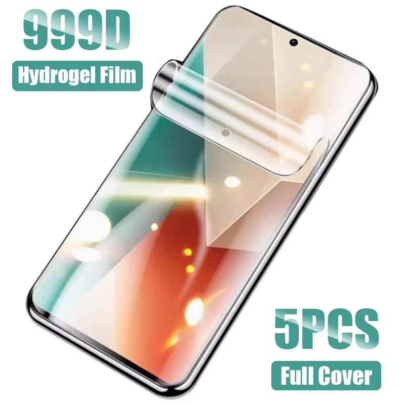 1-5PCS Pellicola idrogel a copertura totale per Xiaomi Poco F7 Pro F7 X7 Pro X7 X6 C75 X5 5G M7 Plus 5G C65 F6 M6 C71 M7 Protezione schermo HD
