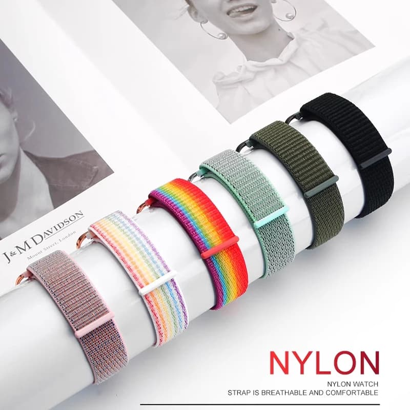 Cinturini sportivi per Xiaomi mi Band 10-9-8-NFC miband10 Smart Watch Cintura di ricambio da polso in nylon Correa Bracciale mi band 10 cinturini