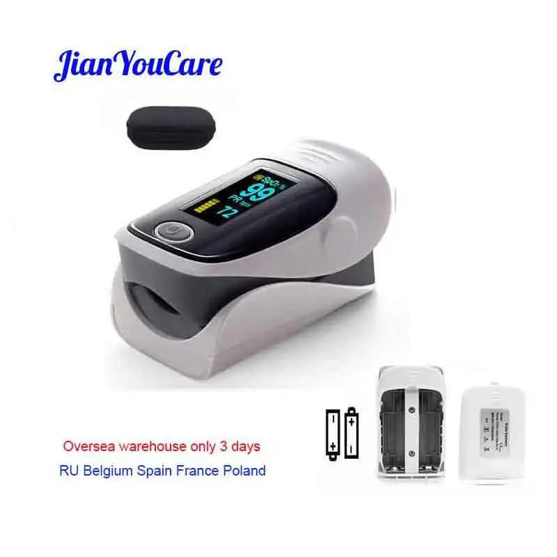JianYouCare Digital finger pulse oxymeter Blood Oxygen Alarm heart rate Toe of portable finger oximeter dede dedo pulsioximeter Spo2