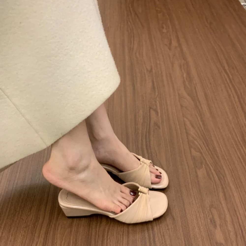 2026 Designer Thin High Heel Summer Women Slippers Fashion Satin Butterfly-knot Dress Slides Ladies Sexy Stripper Party Sandals