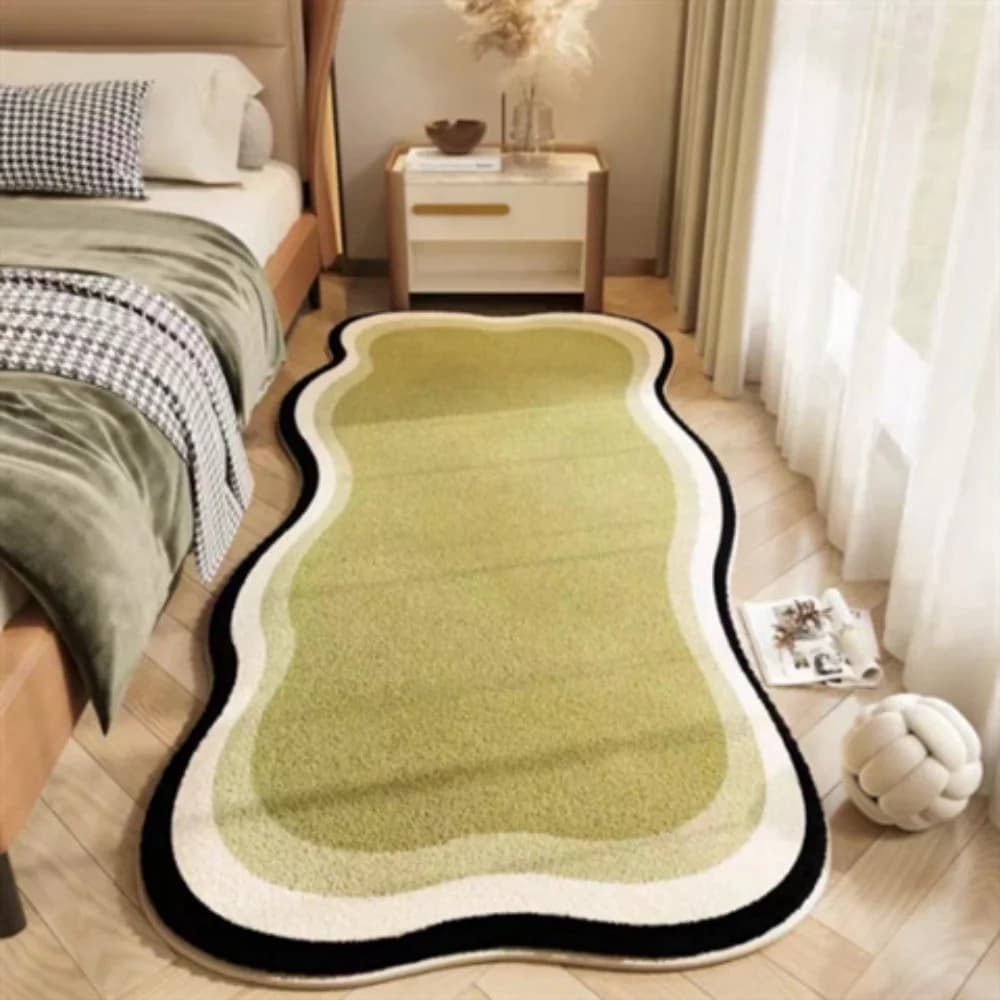 VIKAMA Simple Wool-Like Carpet For Living Room, Sofa, Bedroom, Bedside, Children's Room Warm And Cool Rug Home Decoration