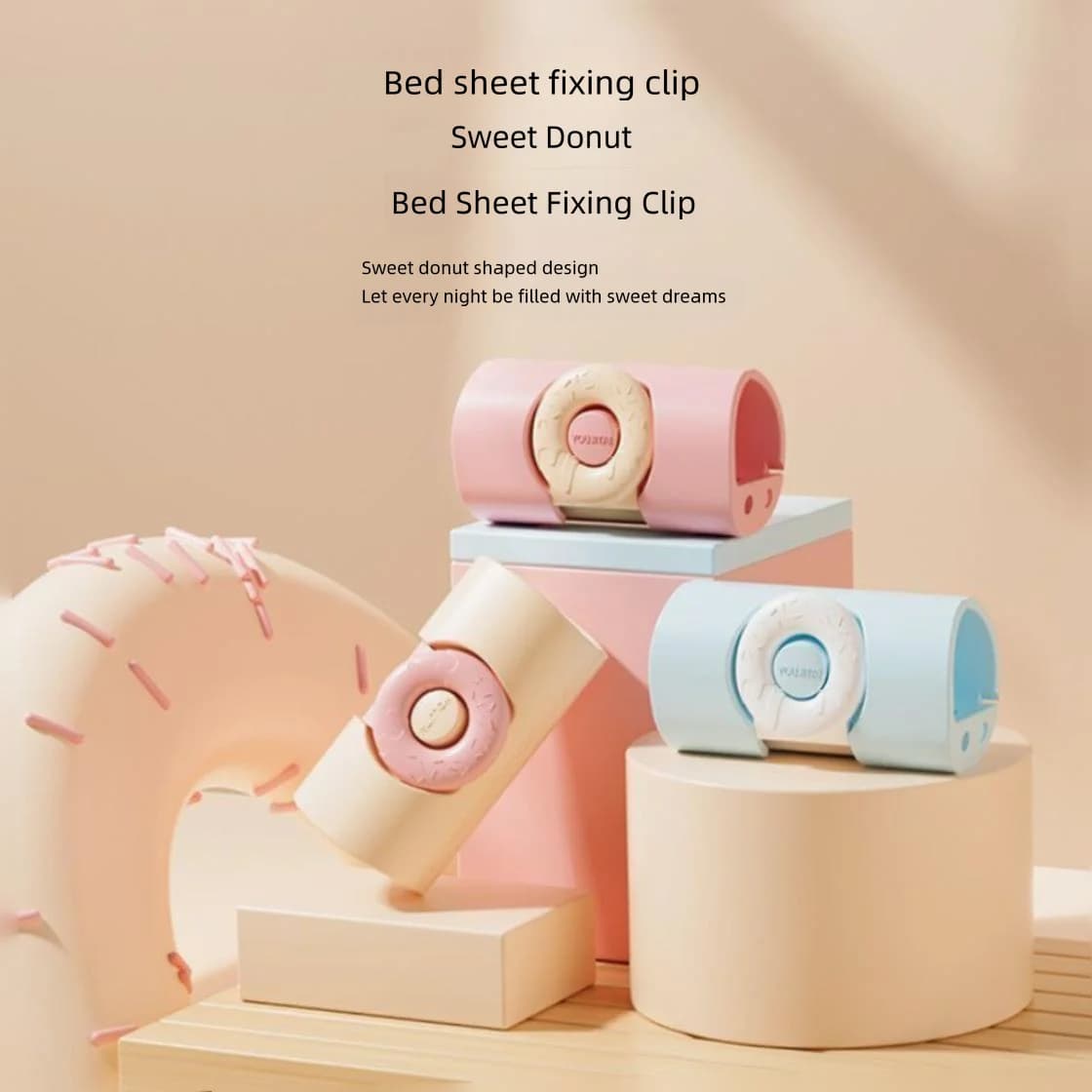 12 invisible non-slip and windproof cladding clips, without needles, for mattress
