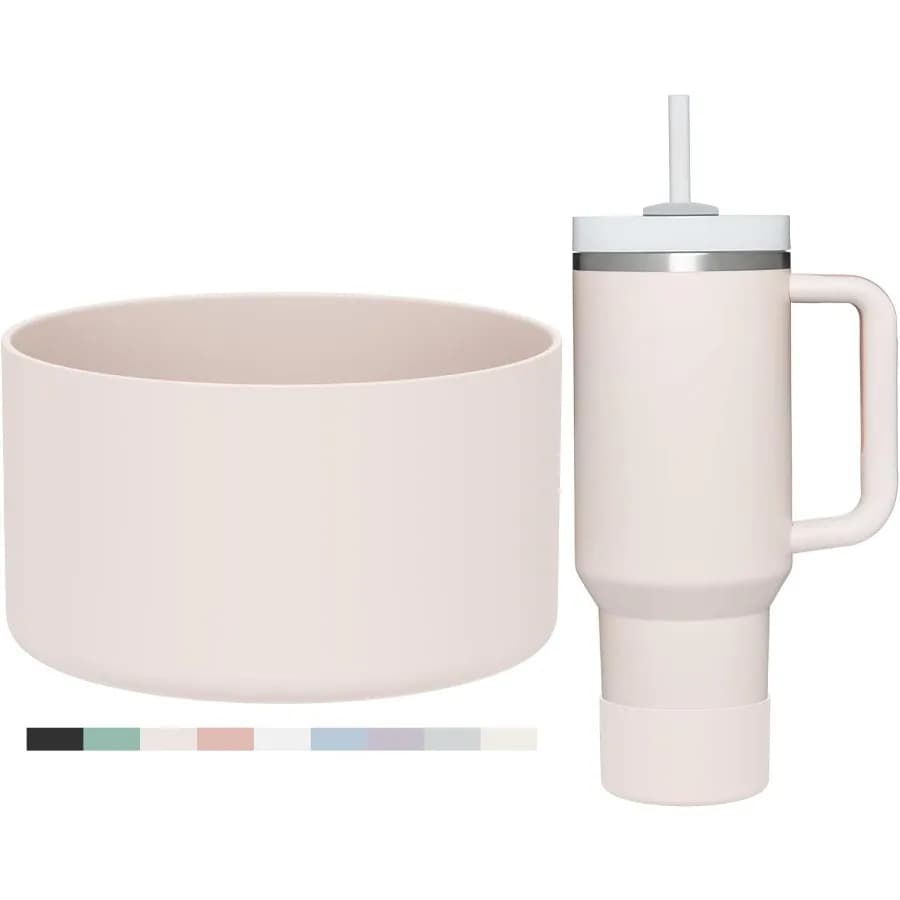 Stivale protettivo in silicone per Quencher H2.0 40 30 20 oz IceFlow Flip 30 20 oz BPA Free Antirumore Antigraffio Protezione per tazza Sle