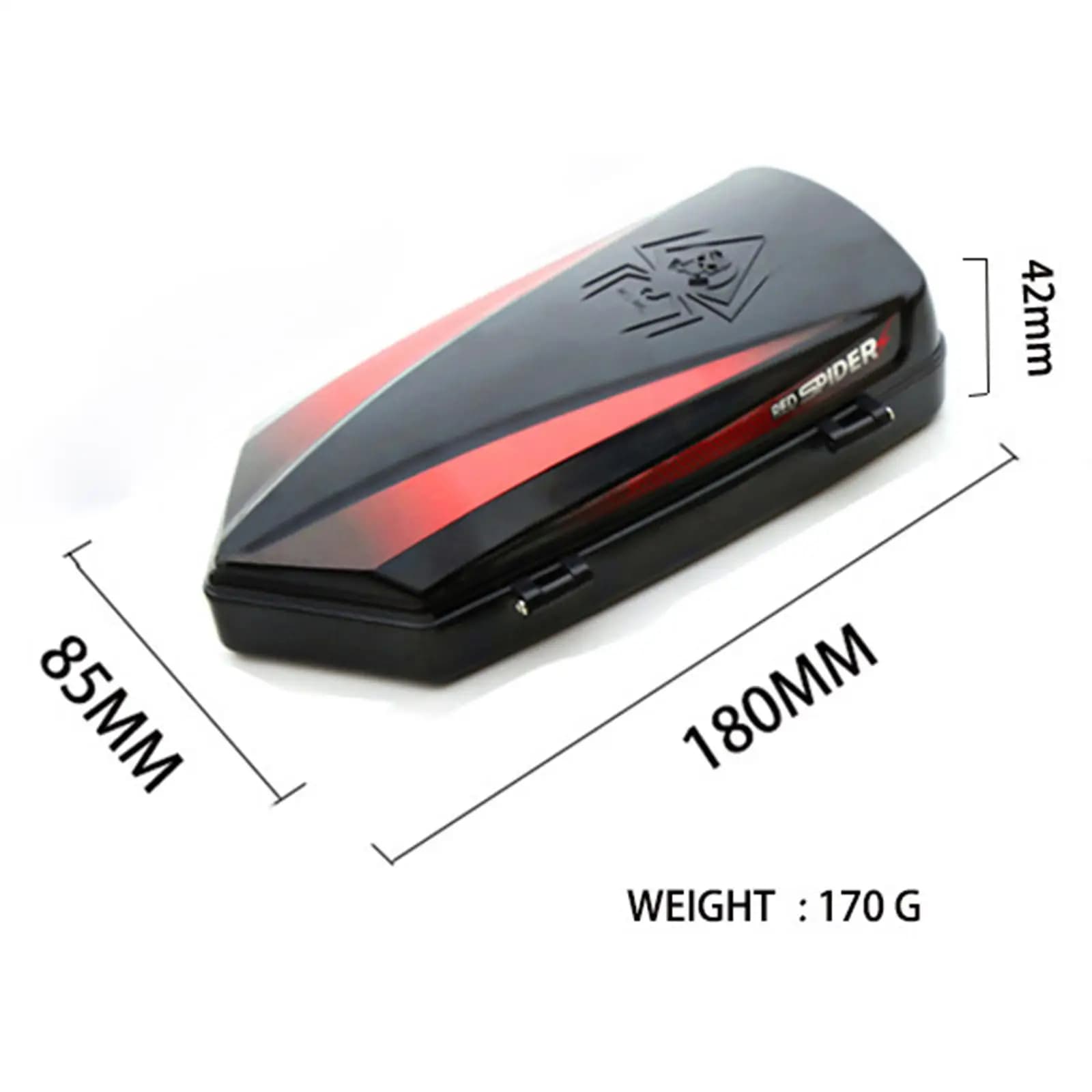 Accessori e Ricambi Modificati in Scala 1:8 1:10, Box Portabagagli da Tetto per Veicoli RC, Auto da Arrampicata, Crawler