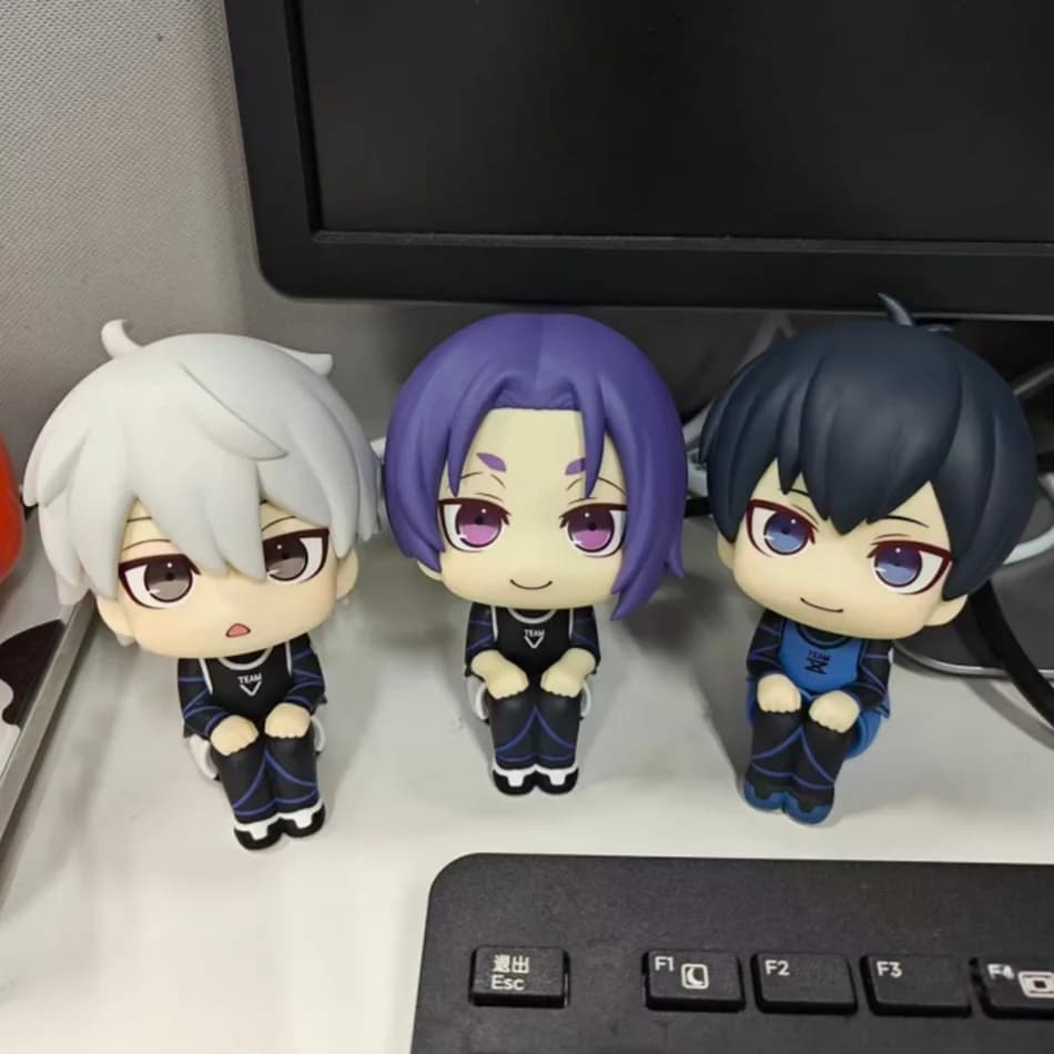 Action Figure di BLUE LOCK, Isagi Yoichi e Bachira Meguru, Statuette Anime in Versione Q, Modellini da Collezione, Giocattoli per Bambini, Regali