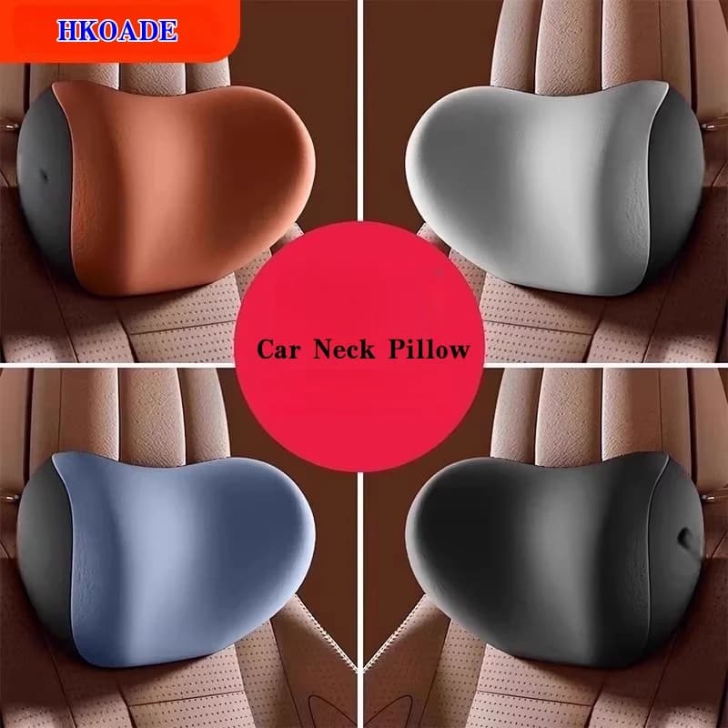 Cuscino per il Collo da Auto in Memory Foam, Poggiatesta Morbido, Supporto Lombare per Sedile Auto
