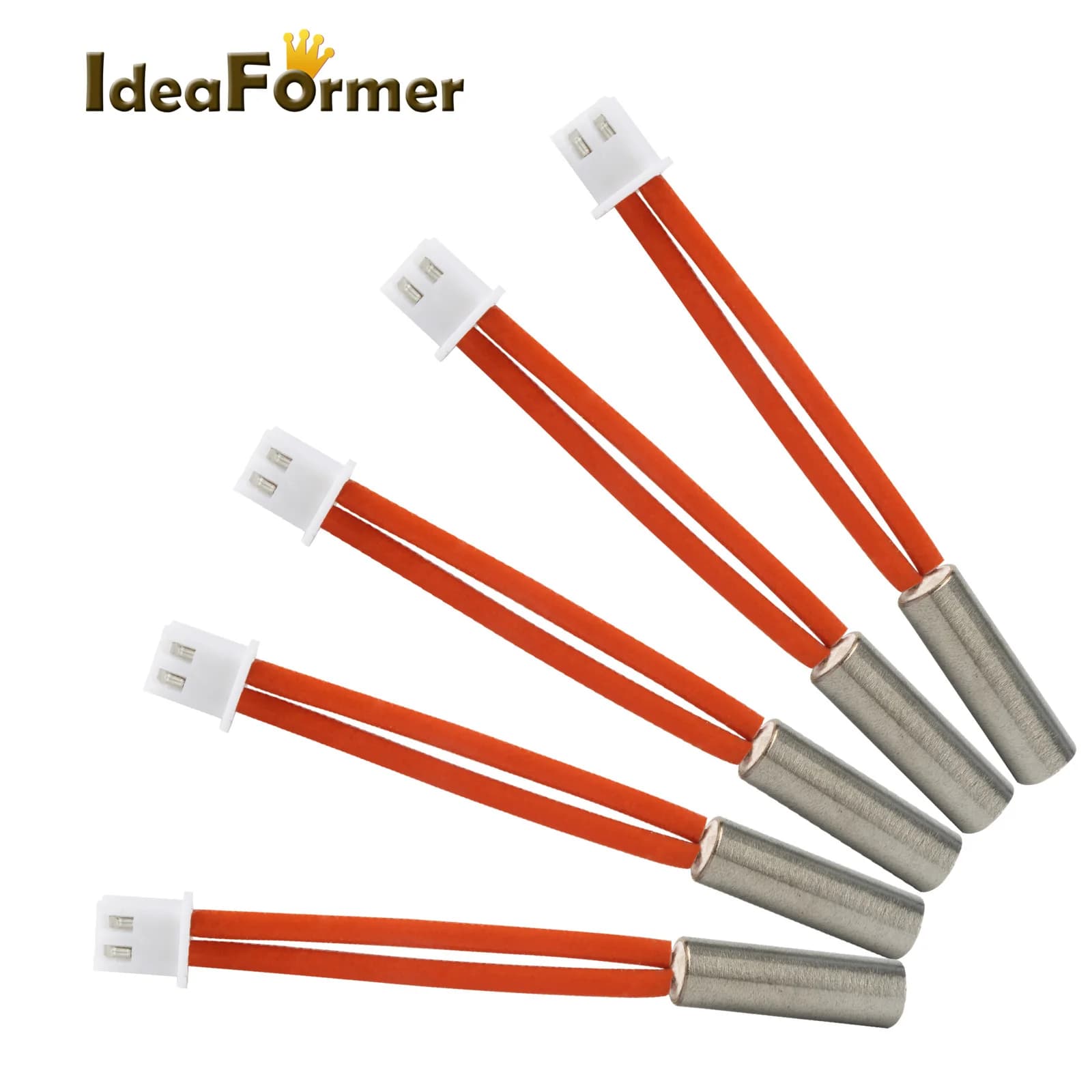 Tubo di riscaldamento IdeaFormer per Elegoo Neptune 4 Hotend Neptune 4 Pro 24V 50W XH2.54 riscaldatore a cartuccia con asta di riscaldamento parti della stampante 3d