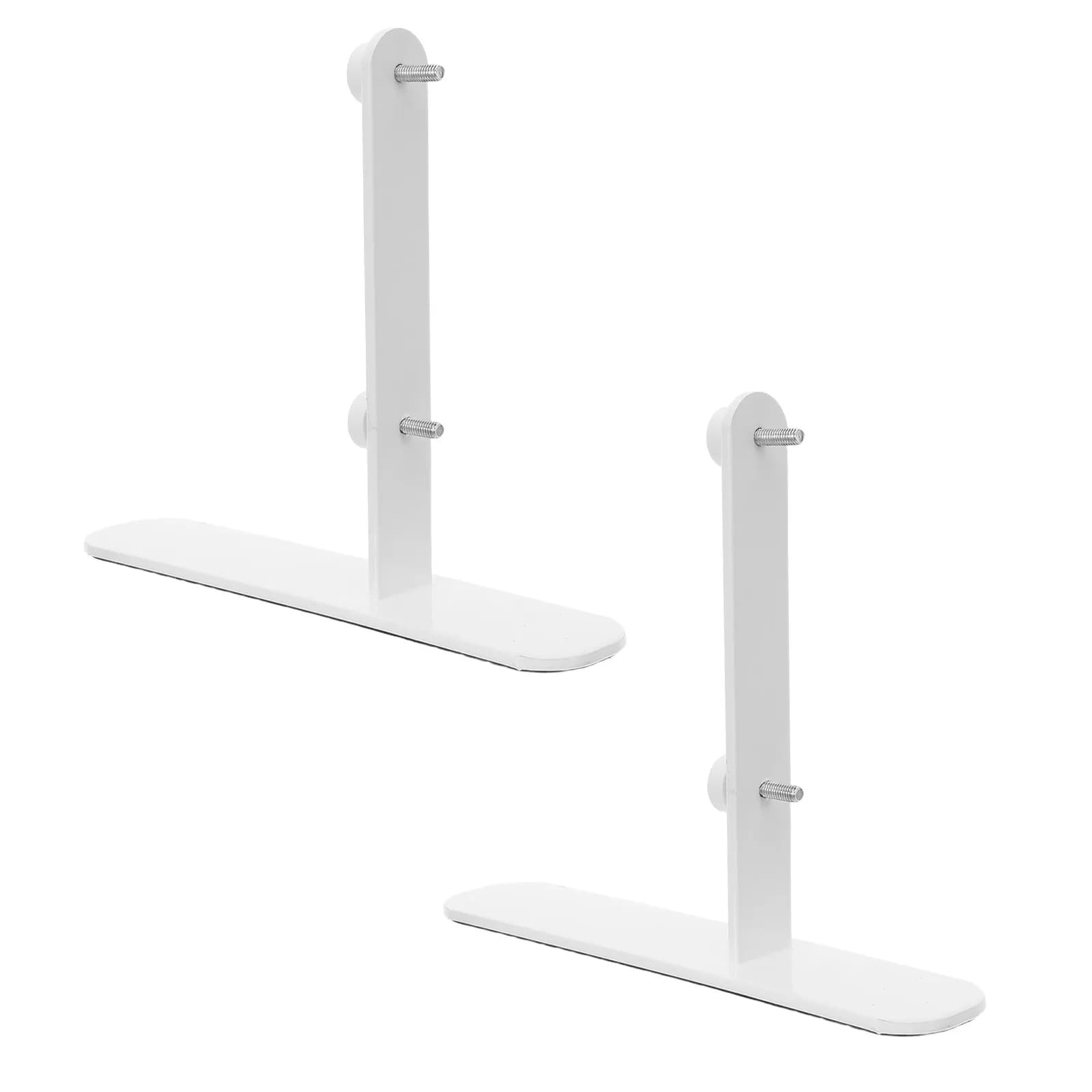 2 Pezzi Supporto da Tavolo per Pegboard, in Metallo Resistente a Forma di T, Espositore Organizzatore per Pegboard