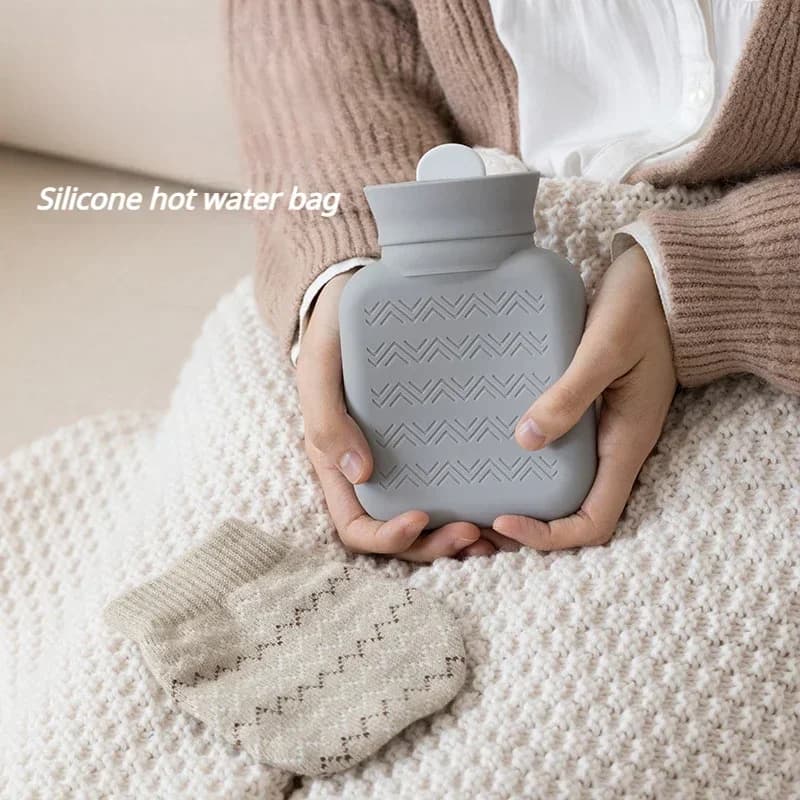 320ML hand small fashion cover reusable washable bottle of hot water treatments woman home supplies for home winter