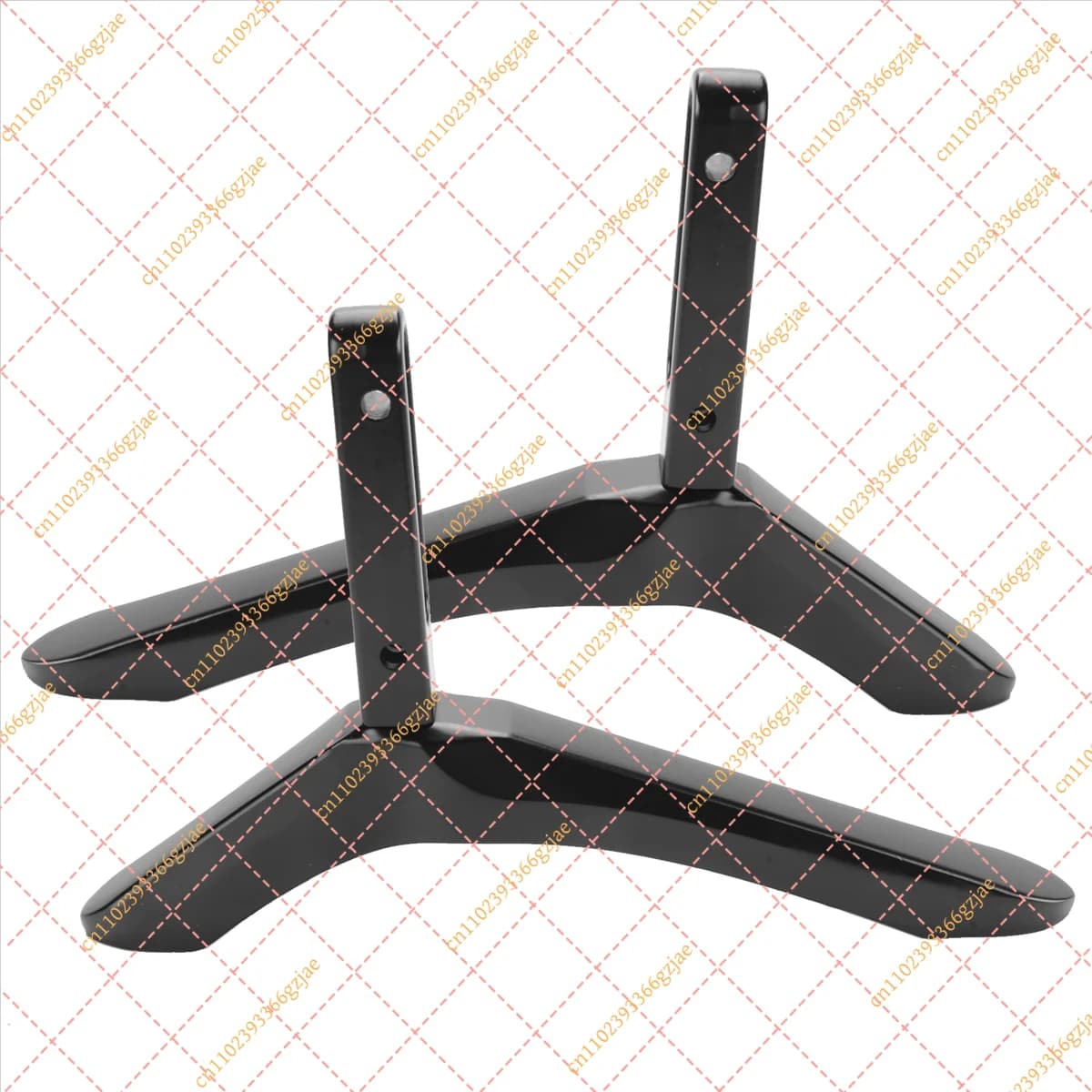 FY Steel TV Base for LCD Pedestal Screen Stand Home Universal Monitor Riser for 32 to 65 Inches