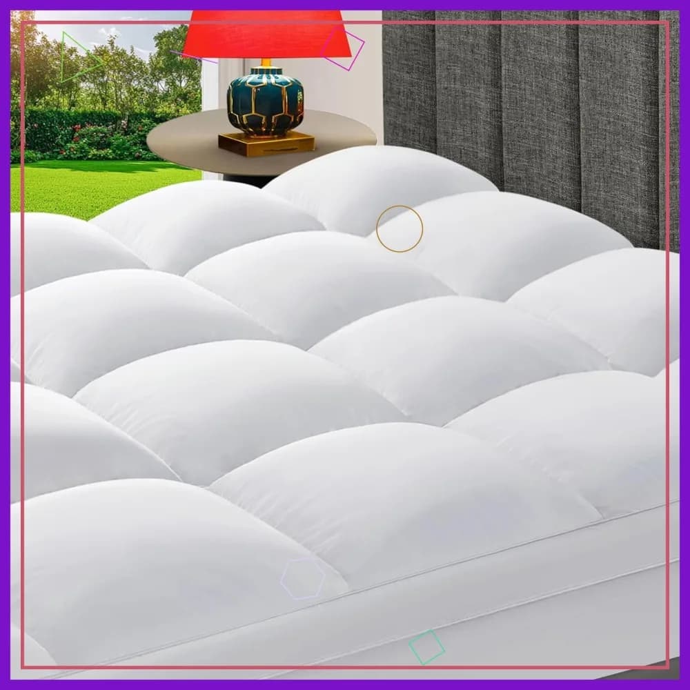 Topper Extra Mattress Often Refreshing to Relieve Pain to the Back, with 8-21 Pollici and Upper Layer Padded
