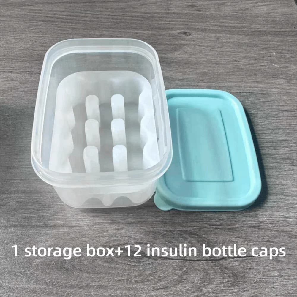 10ml Vial Compatible Peptide Organizer Dishwasher-Safe Reusable Travel Vial Case Portable 5ml Vial Compatible Vial Holder Box