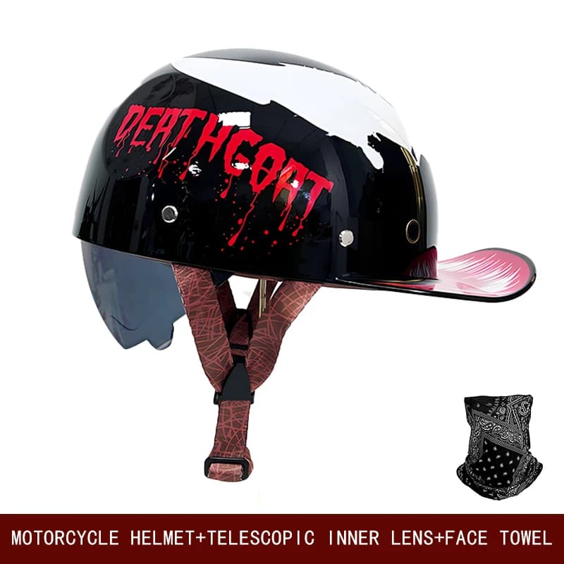 Helmet motorcycle retro universal cruise skateboard bike semi- helmet bike new national summer standard