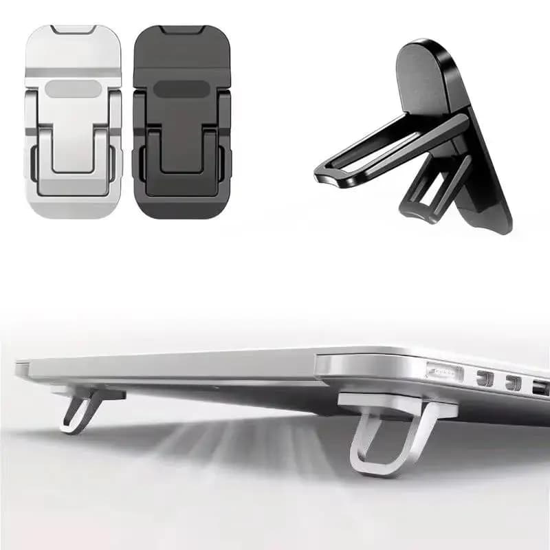 Supporto portatile pieghevole per laptop, 2 pezzi, supporto regolabile per raffreddamento, supporto universale per notebook e tablet