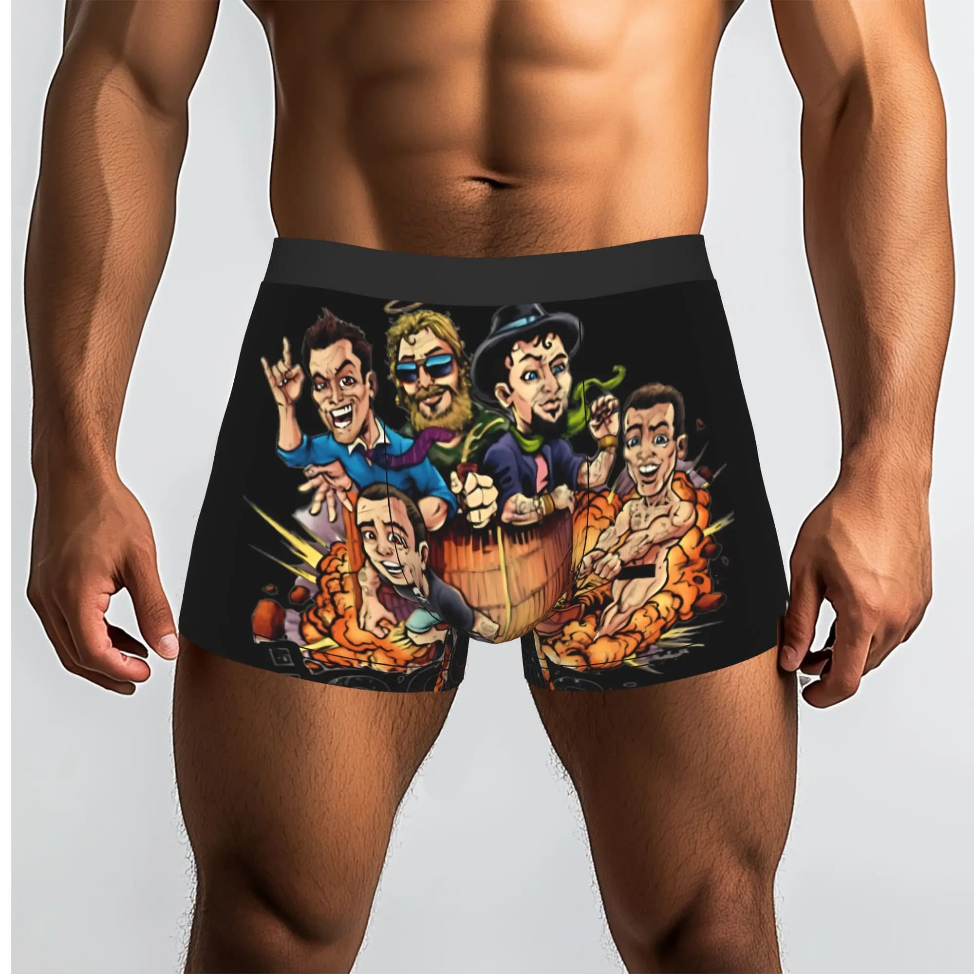 Forever Johnny Knoxville Essential Jackass Underpants Mutandine traspiranti Intimo maschile Pantaloncini ventilati Boxer Briefs