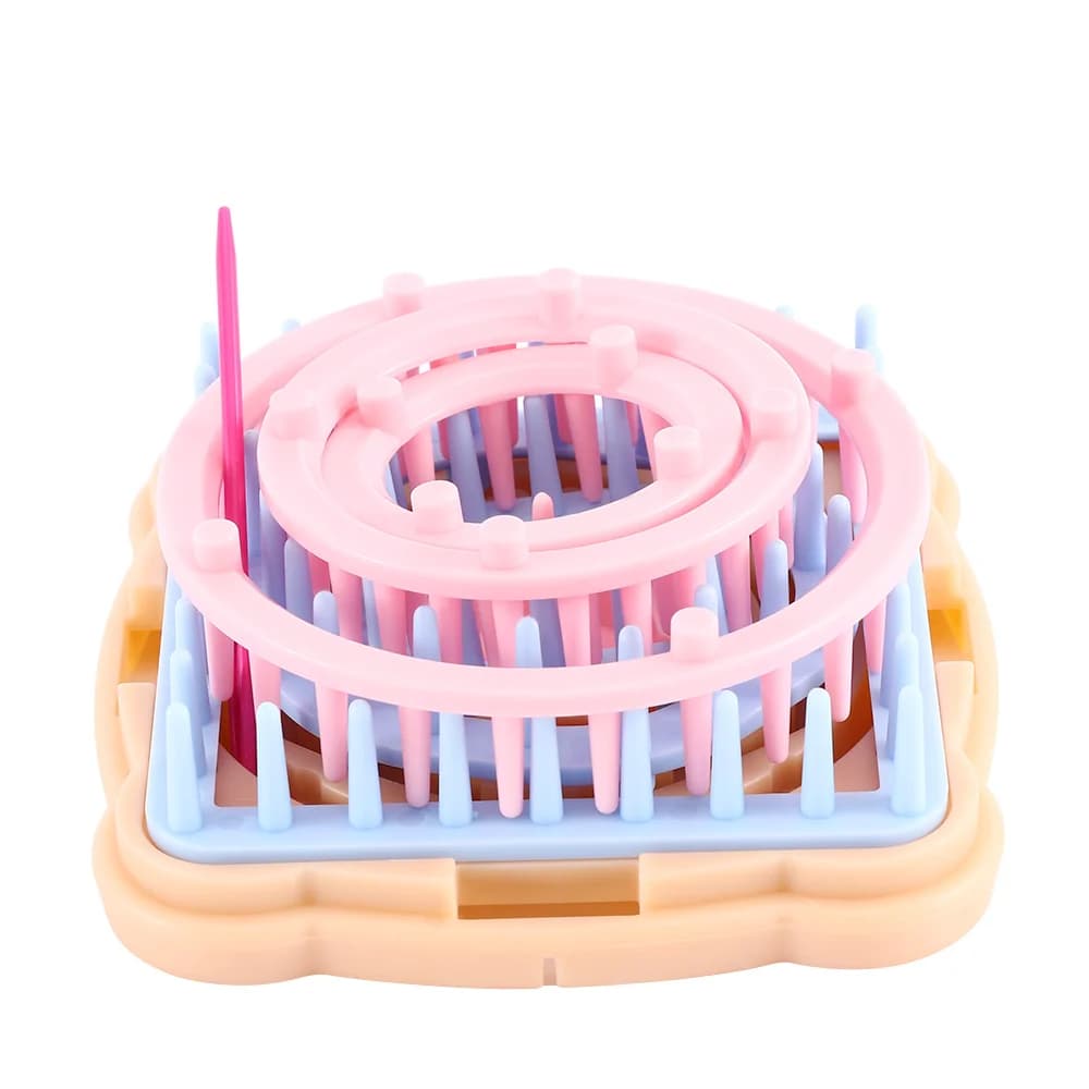 Sewing Weave Needle Home DIY Wool Knitting Loom Daisy Pattern Maker Knitted Craft Tool