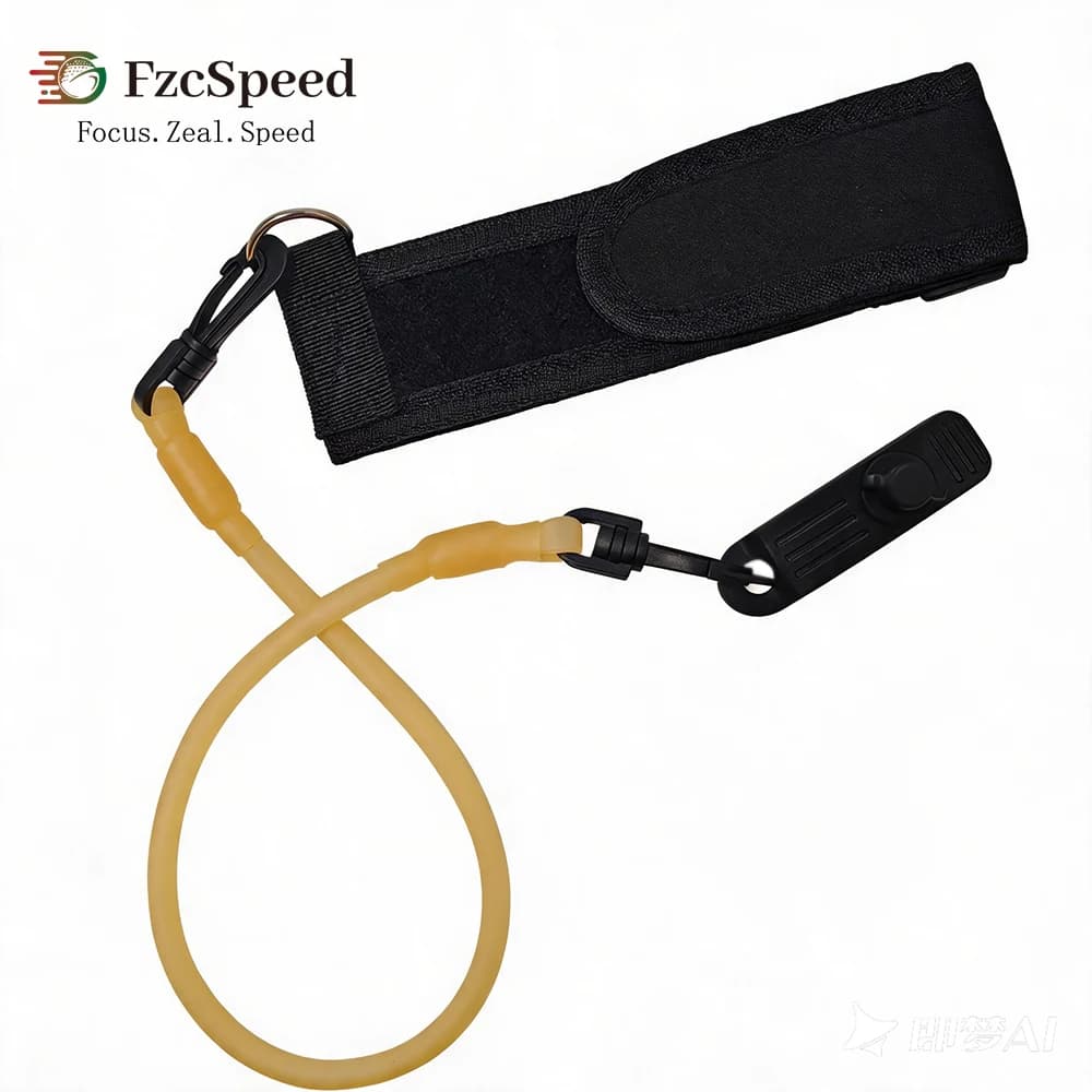 FzcSpeed Golf Swing Tension Belt Band Golf Swing Trainer Strength Trainer Action Supplies Golf Club Correction Strong Device