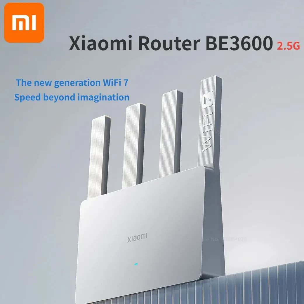Router Xiaomi BE3600 WiFi 7 Dual-Band Qualcomm quad-core Accelerazione di gioco 3570Mbps Dual WAN LAN Mesh Ripetitore di rete VPN