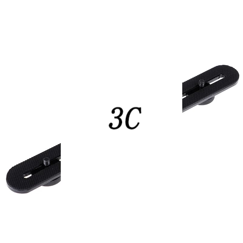 Dual Flash Bracket Support for Hot Slip Bracket for Universal Cam Tripod Support for DSLR Cameras and Flash Brackets