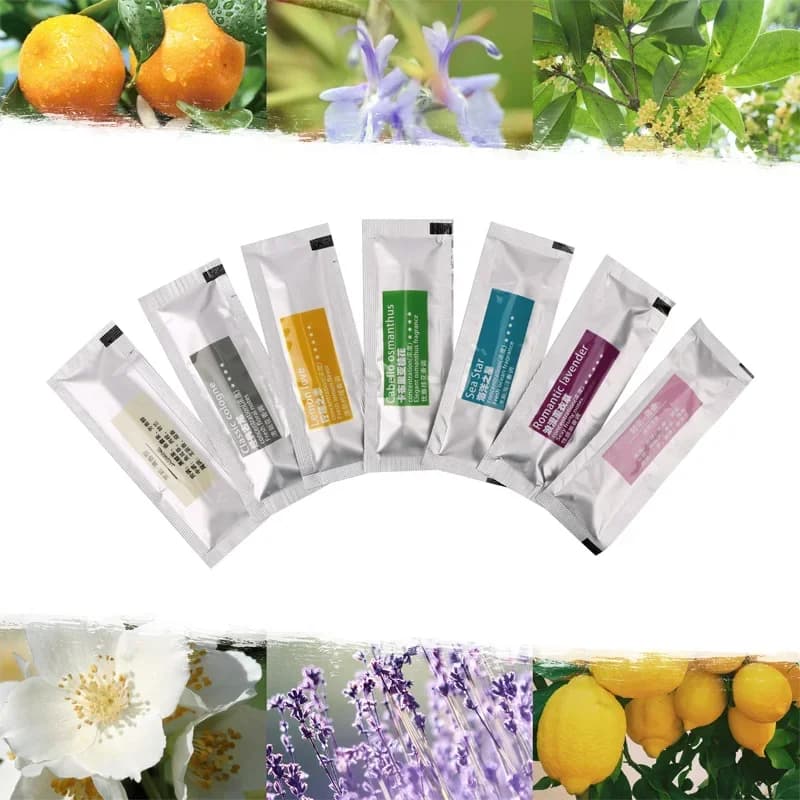 5 pieces of solid deodorant for car air outlet, decorative perfumed refills to purify air
