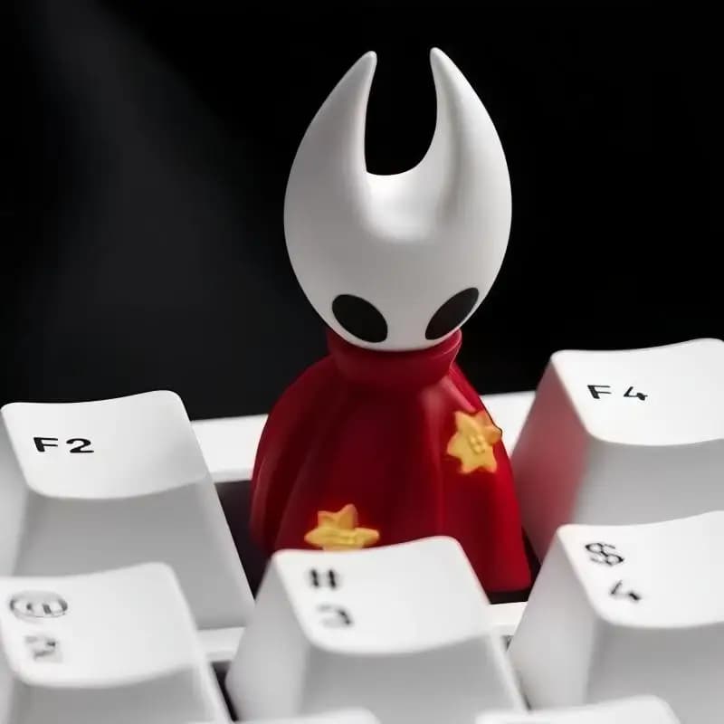 Silk Song Vendita calda Hollow Knight Keycap Singolo trasparente Personalizzato Creativo Tappo per tastiera Tastiera meccanica in resina ESC