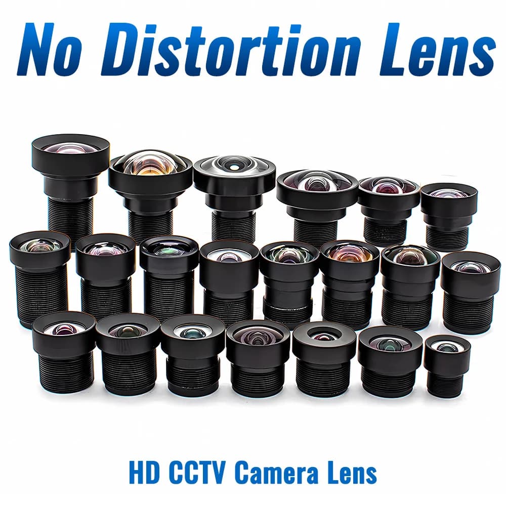 Obiettivo per visione artificiale grandangolare ad alta megapixel con attacco M12 senza distorsione con filtro a banda stretta 650nm per telecamera CCTV WGWK