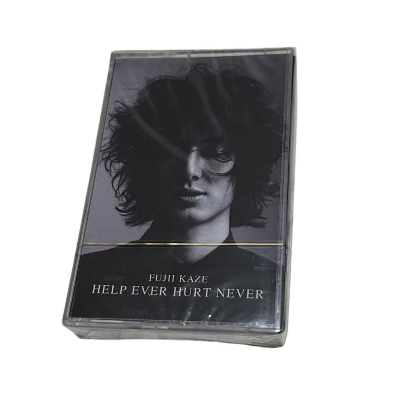 In Stock Fujii Kaze HELP EVER HURT NEVER Cassette Tape J-Pop R&B Soul Brand New Sealed With Lyric Book
