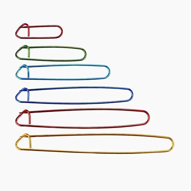 2/6 pezzi Set pennarello per cucire Stitch Holders clip ad ago spille di sicurezza uncinetto per maglieria artigianato strumenti per cucire accessori