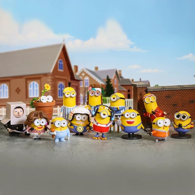 POP MART Minions 2: The Rise of Gru Series Blind Box Toys Guess Bag Mystery Box Mistery Caixa Action Figure Surpresa Modello carino