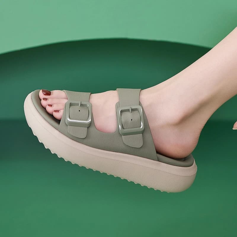 2025 New Thick-Soled Lightweight Non-Slip Comfortable And Casual Md Sports Slippers In Summer Versatile And Simple Fashion