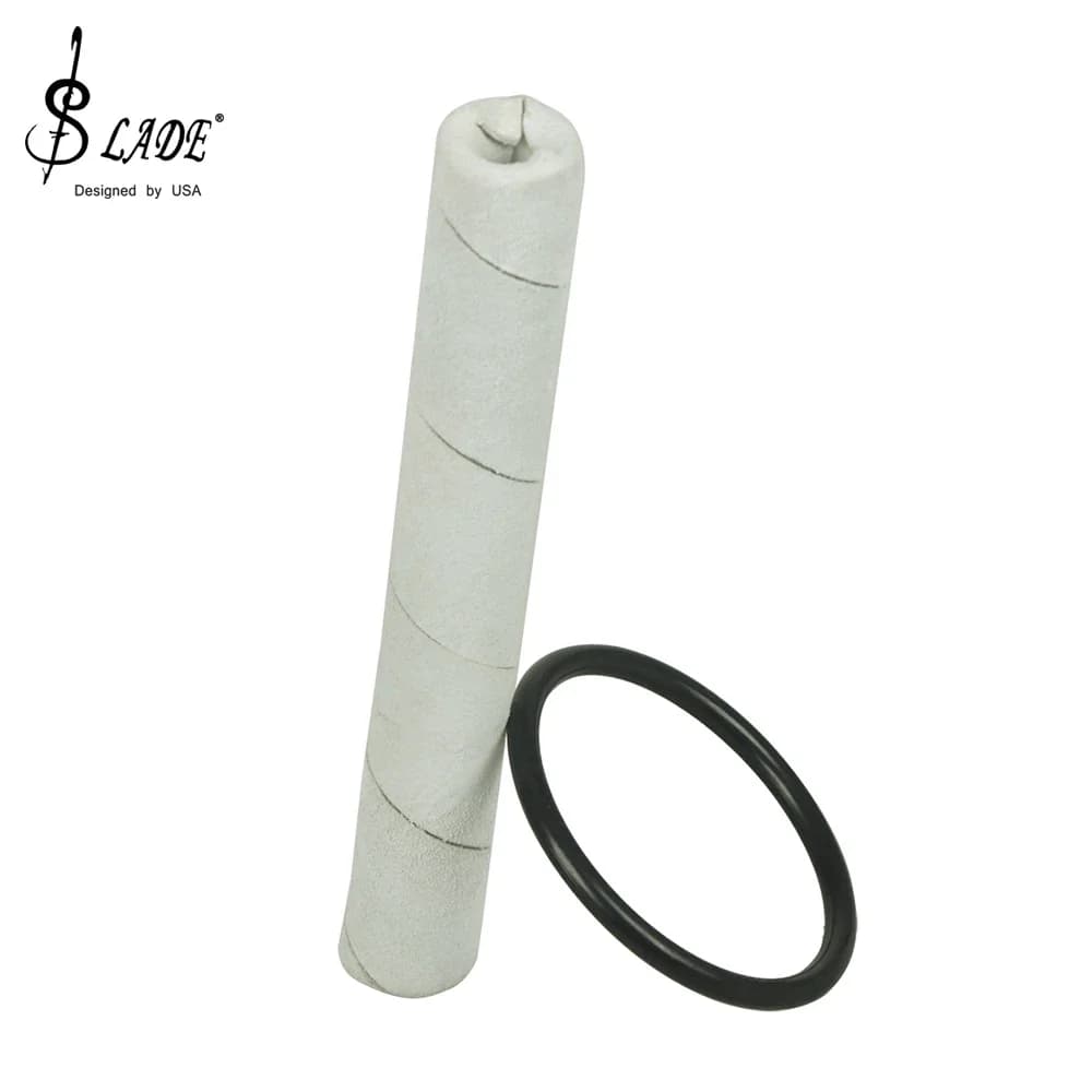 SLADE Crystal Singing Bowl Sheepskin Mallet Stick Beater Professional Buddha Sound Bowl Striker With Rubber Ring Yoga Meditation